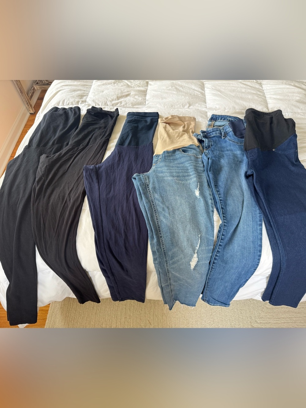 Maternity Pants Bundle, Jeans & Leggings, Size S